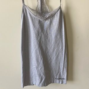 Cute grey cami from BEBE